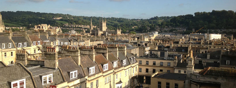 View of Bath from apartment